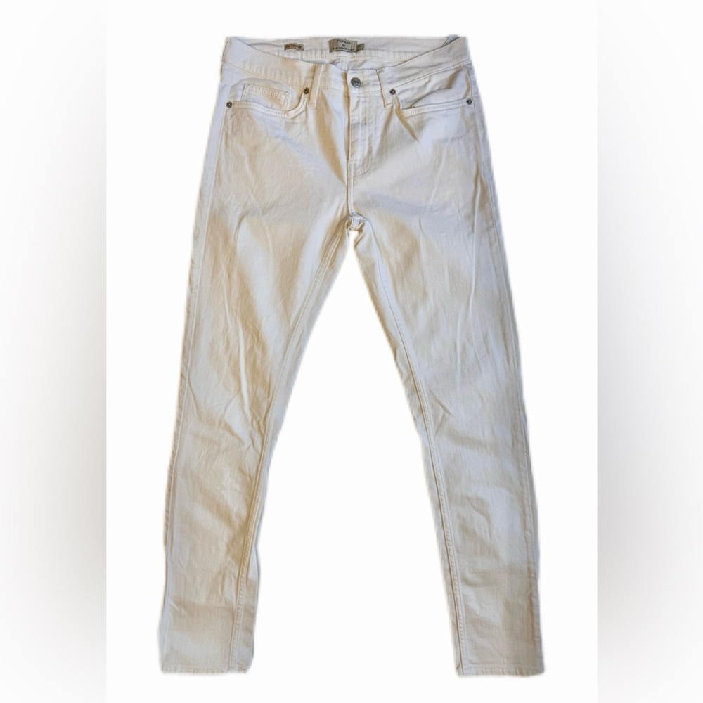 Topman White Stretch Skinny Jeans